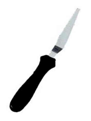 9 inch Tapered Spatula - Click Image to Close